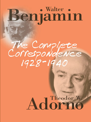 cover image of The Complete Correspondence 1928--1940